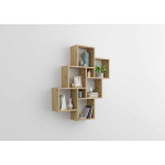 Paris Prix Étagère Murale Design "Riolo" 94cm Chêne Clair