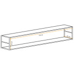 Paris Prix Étagère Murale Design "Switch VIII" 180cm Noir