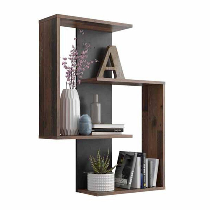 Paris Prix Étagère Murale Design "Takret" 77cm Naturel