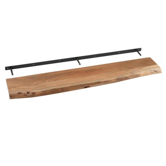 Paris Prix Étagère Murale En Bois "Gérard" 115cm Naturel