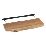 Paris Prix Étagère Murale En Bois "Gérard" 70cm Naturel