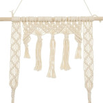 Paris Prix Étagère Murale En Bois "Macramé" 80cm Ivoire