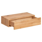 Paris Prix Étagère Murale & Tiroir Design "Easy" 100cm Blanc