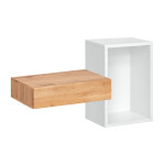 paris prix Étagère Murale & Tiroir Design "Easy" 100cm Blanc
