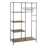 paris prix Étagère & Penderie en Métal "Rack" 180cm Noir