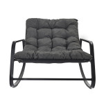 paris prix Fauteuil à Bascule Design "Miami" 130cm Gris