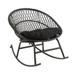 paris prix Fauteuil à Bascule Design "Zayo" 107cm Noir