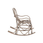 Paris Prix Fauteuil à Bascule En Rotin "Washi" 110cm Gris