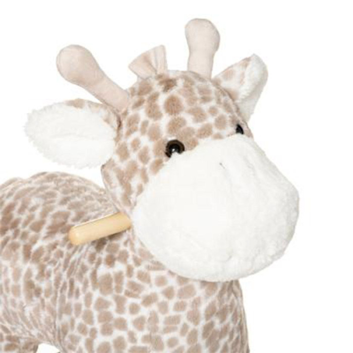 Paris Prix Fauteuil à Bascule Enfant "Girafe" 64cm Naturel