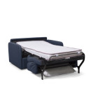 Paris Prix Fauteuil Convertible "Couchage" 132cm Bleu Foncé