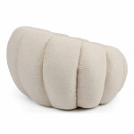 Paris Prix Fauteuil Coquillage Bouclette "Galen" 92cm Beige
