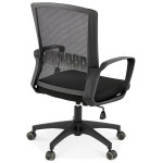 Paris Prix Fauteuil De Bureau Design "Omeda" 97cm Noir