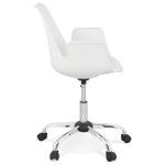 Paris Prix Fauteuil De Bureau Design "Rawasa" 82cm Blanc