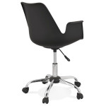 Paris Prix Fauteuil De Bureau Design "Rawasa" 82cm Noir