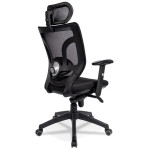 Paris Prix Fauteuil De Bureau Design "Tizera" 118cm Noir