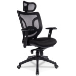 paris prix Fauteuil de Bureau Design "Tizera" 118cm Noir