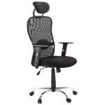 paris prix Fauteuil de Bureau en Tissu "Lode" 129cm Noir