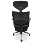 Paris Prix Fauteuil De Bureau Ergonomique "Jefferson" 115cm Noir