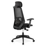 Paris Prix Fauteuil De Bureau Ergonomique "Tork" 128cm Noir
