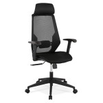 paris prix Fauteuil de Bureau Ergonomique "Tork" 128cm Noir