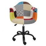 Paris Prix Fauteuil De Bureau "Patchwork" 86cm Multicolore