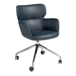 paris prix Fauteuil de Bureau Pivotant "Boris" 80cm Bleu Marine