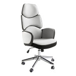 paris prix Fauteuil de Bureau Pivotant "Greg" 118cm Gris Clair