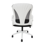 Paris Prix Fauteuil De Bureau "Rabattable" 92-100 Blanc & Noir