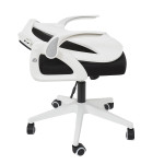 Paris Prix Fauteuil De Bureau "Rabattable" 92-100 Blanc & Noir