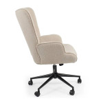 Paris Prix Fauteuil De Bureau Tissu Bouclette "Verner" 96cm Beige
