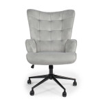 paris prix Fauteuil de Bureau Velours "Verner" 96cm Gris