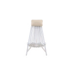 Paris Prix Fauteuil De Jardin Design "Maja" 79cm Blanc