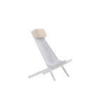 Paris Prix Fauteuil De Jardin Design "Maja" 79cm Blanc