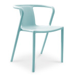 paris prix Fauteuil de Jardin Empilable "Diego" 72cm Bleu Azur