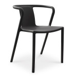 paris prix Fauteuil de Jardin Empilable "Diego" 72cm Noir