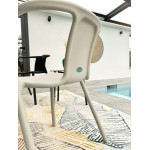 Paris Prix Fauteuil De Jardin Empilable "Diego" 72cm Sable