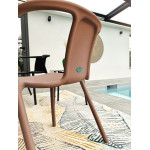Paris Prix Fauteuil De Jardin Empilable "Diego" 72cm Terracotta
