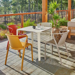 Paris Prix Fauteuil De Jardin Empilable "Fado" 76cm Taupe