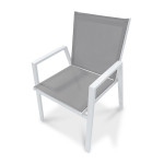 Paris Prix Fauteuil De Jardin Empilable "Floride" 86cm Blanc