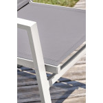 Paris Prix Fauteuil De Jardin Empilable "Floride" 86cm Blanc