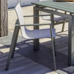 Paris Prix Fauteuil De Jardin Empilable "Miami" 84cm Kaki