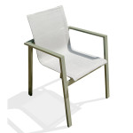 paris prix Fauteuil de Jardin Empilable "Miami" 84cm Kaki
