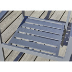 Paris Prix Fauteuil De Jardin Empilable "Pelosa" 85cm Gris Anthracite