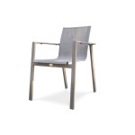 Paris Prix Fauteuil De Jardin Empilable "Zahara" 84cm Taupe