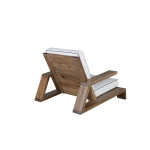 Paris Prix Fauteuil De Jardin En Bois "Daria" 100cm Marron