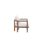 Paris Prix Fauteuil De Jardin En Bois "Erica" 70cm Marron