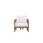 Paris Prix Fauteuil De Jardin En Bois "Erica" 70cm Marron
