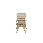 Paris Prix Fauteuil De Jardin En Rotin "Ella" 131cm Naturel