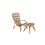 Paris Prix Fauteuil De Jardin En Rotin "Ella" 131cm Naturel