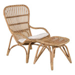 paris prix Fauteuil de Jardin en Rotin "Ella" 131cm Naturel